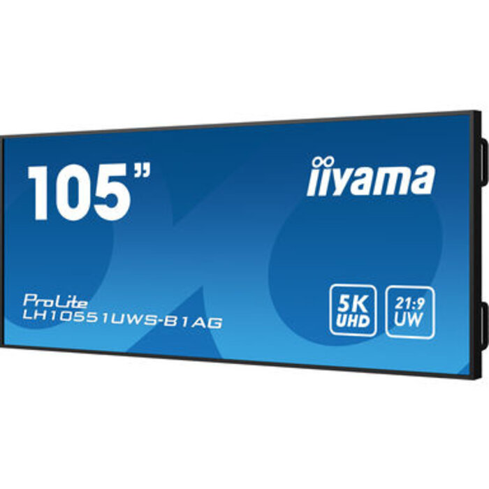 IIYAMA LH10551UWS-B1AG- iiyama LH10551UWS-B1AG, 24h/24 et 7j/7, 5K, USB, USB-C, Ethernet, kit (RS232)