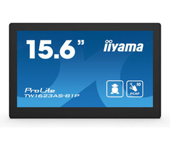 IIYAMA TW1623AS-B1P- iiyama ProLite IDS, 39,6 cm (15,6''), geprojecteerd capacitief, Full HD, USB, BT, Ethernet, Wi-Fi, Android, zwart