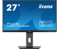 IIYAMA XUB2797QSN-B2- iiyama XUB2797QSN-B2, 68,6 cm (27''), USB, USB-C, Ethernet, kit (USB), zwart