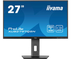 IIYAMA iiyama XUB2797QSN-B2, 68,6 cm (27''), USB, USB-C, Ethernet, kit (USB), noir