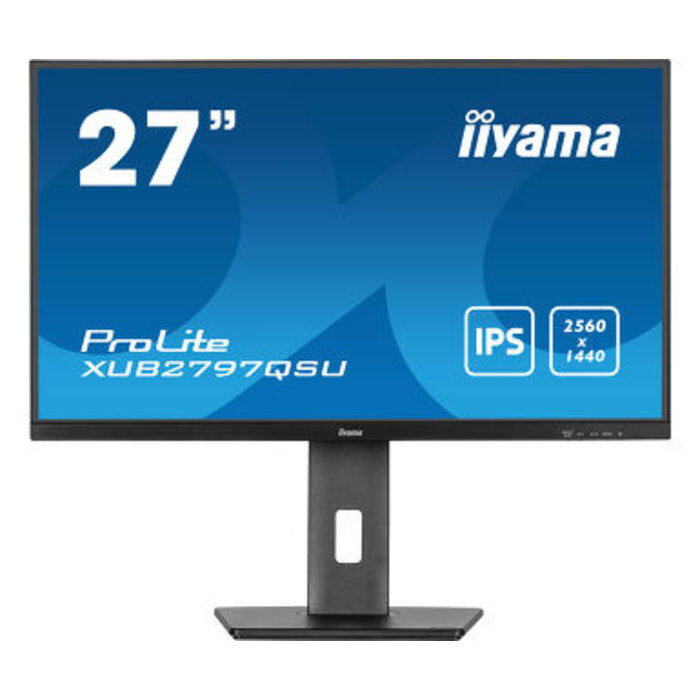 IIYAMA XUB2797QSU-B2- iiyama ProLite XUB2797QSU-B2, 68,6 cm (27''), USB, kit (USB), zwart