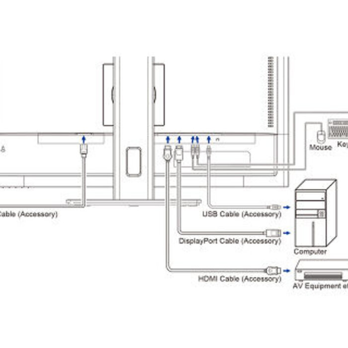 IIYAMA XUB2797QSU-B2- iiyama ProLite XUB2797QSU-B2, 68,6 cm (27''), USB, kit (USB), zwart