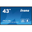 IIYAMA LH4360UHS-B2AG- iiyama ProLite LH4360UHS-B2AG, 24/7, 4K, USB, RS232, Ethernet, Wi-Fi, Android, kit (RS232), nero