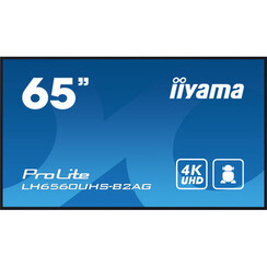 LH6560UHS-B2AG- iiyama ProLite LH6560UHS-B2AG, 24/7, 164cm (64,6''), 4K, USB, RS232, Ethernet, Wi-Fi, Android, kit (RS232), noir