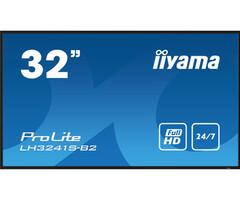 IIYAMA LH3241S-B2- iiyama ProLite LH3241S-B2, 80 cm (31,5''), Full HD, USB, RS232, Ethernet, kit (RS232), nero