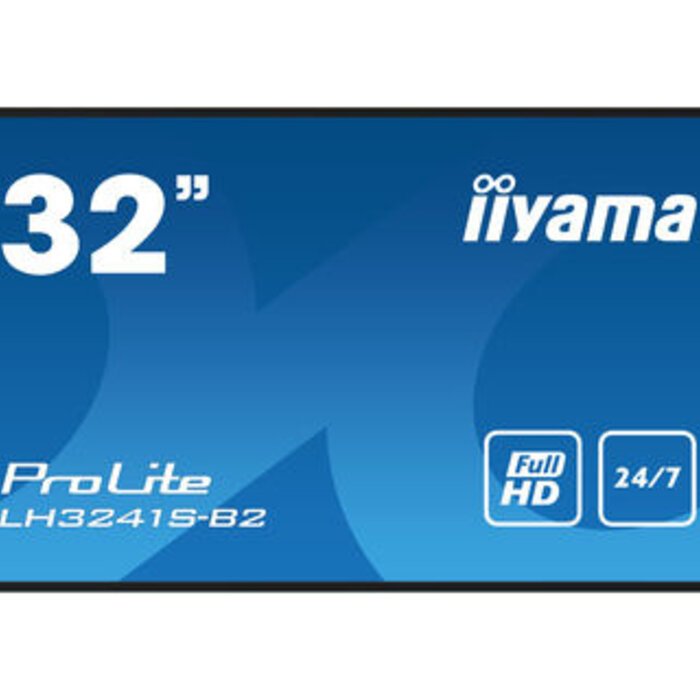 IIYAMA LH3241S-B2- iiyama ProLite LH3241S-B2, 80cm (31,5''), Full HD, USB, RS232, Ethernet, kit (RS232), black