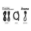IIYAMA LH3241S-B2- iiyama ProLite LH3241S-B2, 80 cm (31,5''), Full HD, USB, RS232, Ethernet, kit (RS232), noir