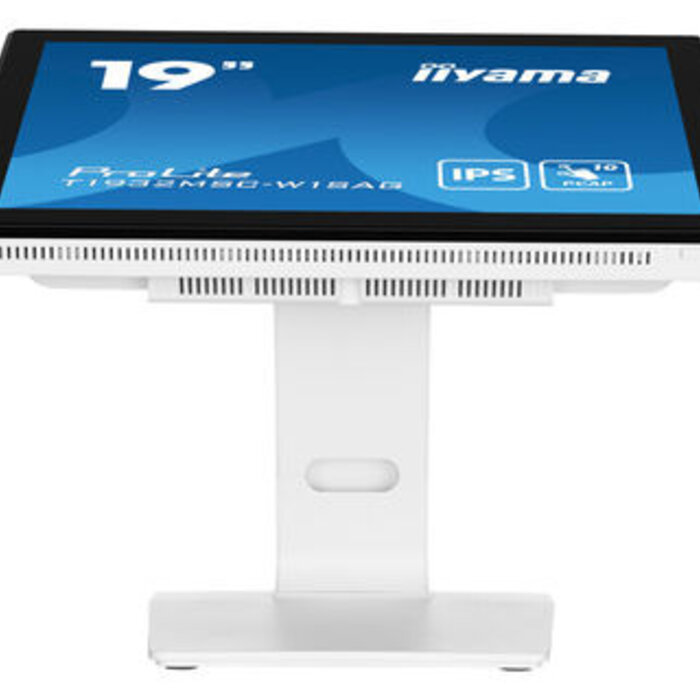 IIYAMA T1932MSC-W1SAG- iiyama ProLite T1932MSC-W1SAG, 48.3 cm (19''), Projected Capacitive, 10 TP, kit (USB), black, white
