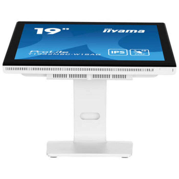 IIYAMA T1932MSC-W1SAG- iiyama ProLite T1932MSC-W1SAG, 48,3 cm (19''), geprojecteerd capacitief, 10 TP, kit (USB), zwart, wit