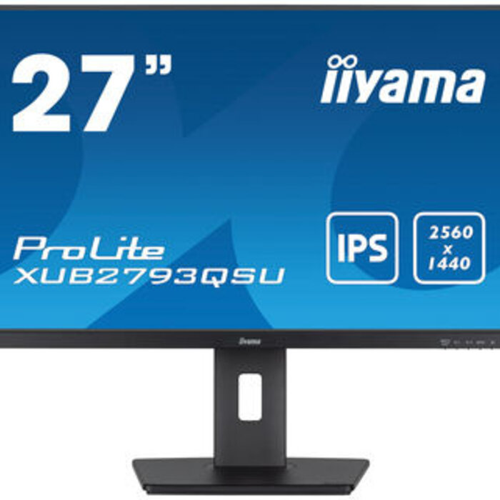 IIYAMA XUB2793QSU-B7- iiyama ProLite XUB2793QSU-B7, 68,6 cm (27''), USB, Kit (USB), schwarz
