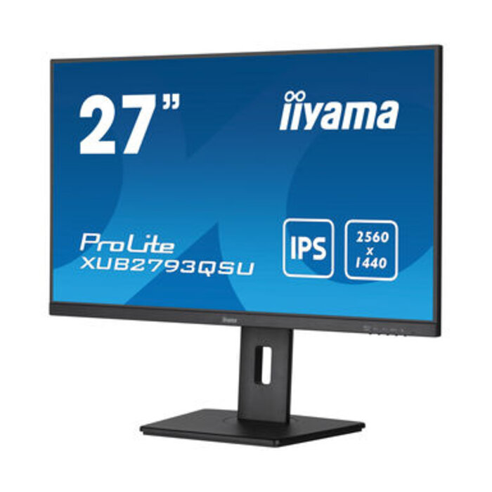 IIYAMA XUB2793QSU-B7- iiyama ProLite XUB2793QSU-B7, 68,6 cm (27''), USB, kit (USB), zwart