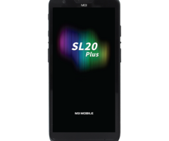 M3 SL204C-T2CHSE-HF-01- M3 Mobile SL20+, 8-pins, HD, RAM: 4GB, Flash: 64GB, 2D, SE4710, 14 cm (5,5''), GPS, hot-swap, USB-C, BT (BLE), Wi-Fi, eSIM, 4G, NFC, Android, GMS, ext. knuppel.