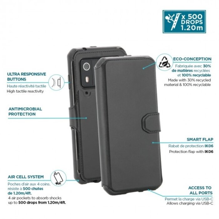 MOBILIS 48058- Custodia protettiva Mobilis, nera