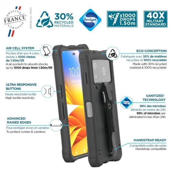 MOBILIS 52061- Funda protectora Mobilis, negra