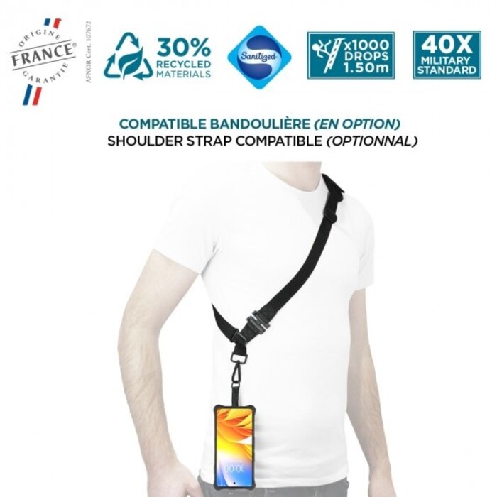 MOBILIS 52061- Étui de protection Mobilis, noir