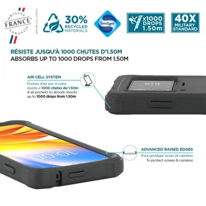 MOBILIS 65029- Custodia protettiva Mobilis, nera