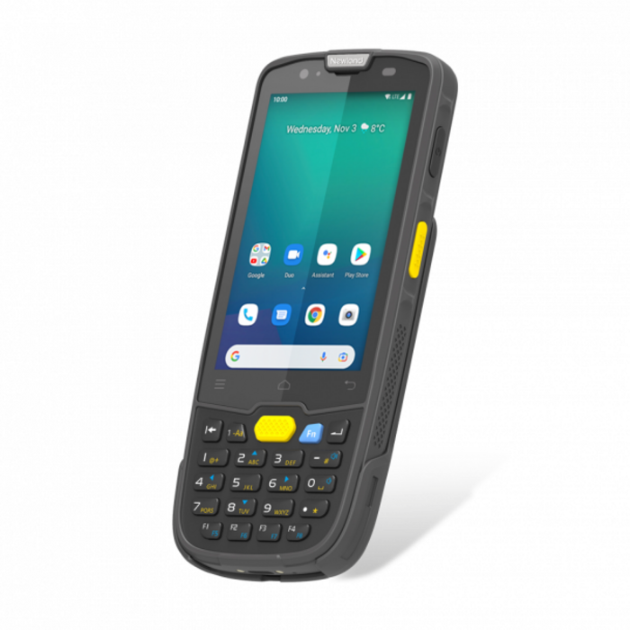 Newland NLS-MT6755-W4-A13- Newland MT67, 2D, 10,5 cm (4''), GPS, USB-C, BT, Wi-Fi, 4G, NFC, Android, kit, GMS