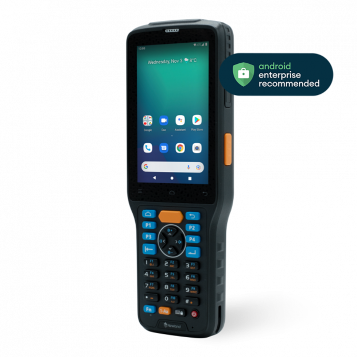 Newland N7-Pro-W4-S2-A13- Newland N7, 2D, 10,5 cm (4''), GPS, USB-C, BT, Wi-Fi, 4G, NFC, Android, kit (USB), GMS