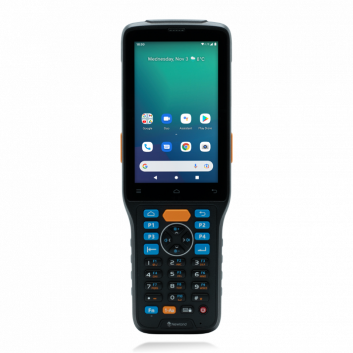 Newland N7-Pro-W4-E4-A13- Newland N7, 2D, proche et lointain, 10,5 cm (4''), GPS, USB-C, BT, Wi-Fi, 4G, NFC, Android, kit (USB), GMS
