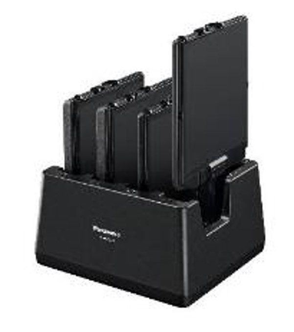 PANASONIC Cargador de batería Panasonic de 4 bahías