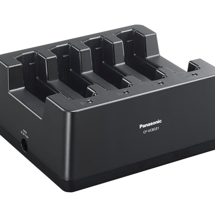PANASONIC CF-VCB331W- Chargeur de batterie Panasonic à 4 emplacements