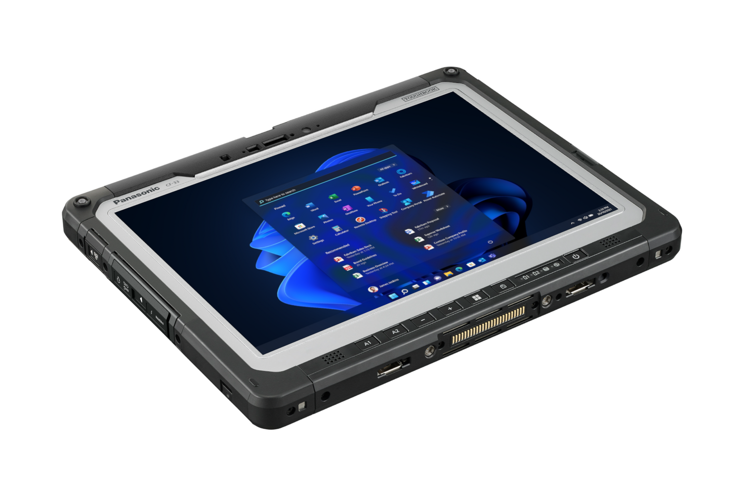 PANASONIC Panasonic TOUGHBOOK 33, MK4, sin teclado, 30, 5 cm (12''), intercambio en caliente, USB, BT, Ethernet, Wi-Fi, Intel Core i5, detalles del producto