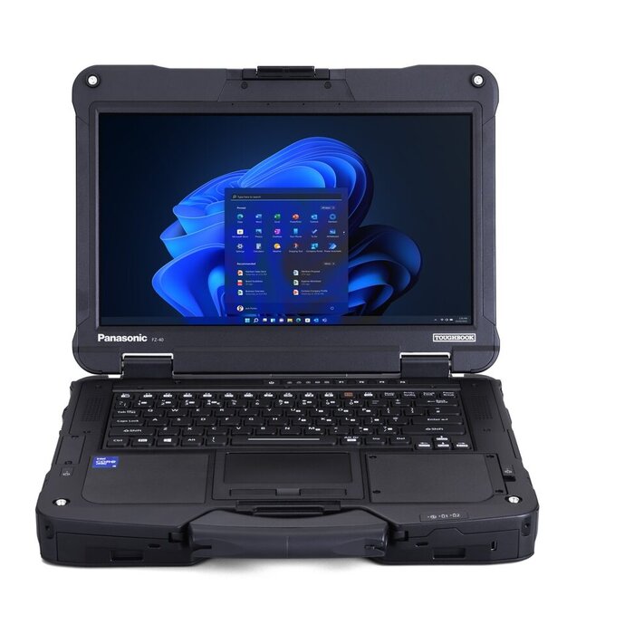 PANASONIC FZ-40FZ00MB4- Panasonic TOUGHBOOK 40 mk2, 35,5 cm (14''), Full HD, layout USA, USB, USB-C, BT (5.1), Ethernet, Wi-Fi, SSD, Win. 11 Pro, nero