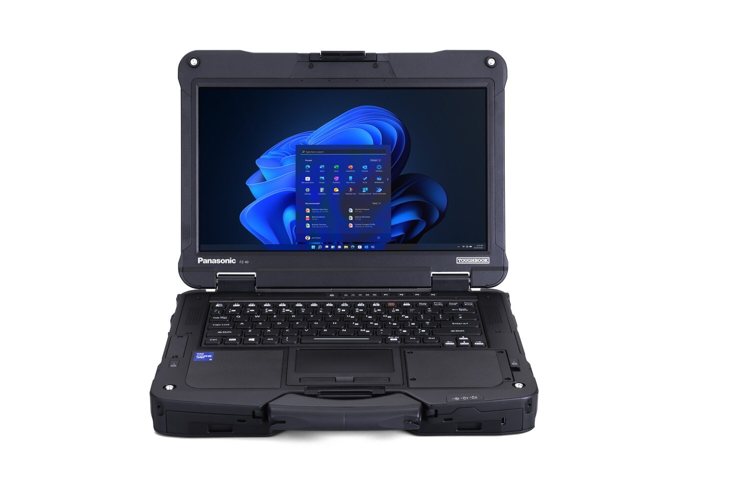 PANASONIC Panasonic TOUGHBOOK 40 mk2, 35,5 cm (14''), Full HD, formato EE. UU., USB, USB-C, BT (5.1), Ethernet, Wi-Fi, SSD, Win. 11 Pro, negro