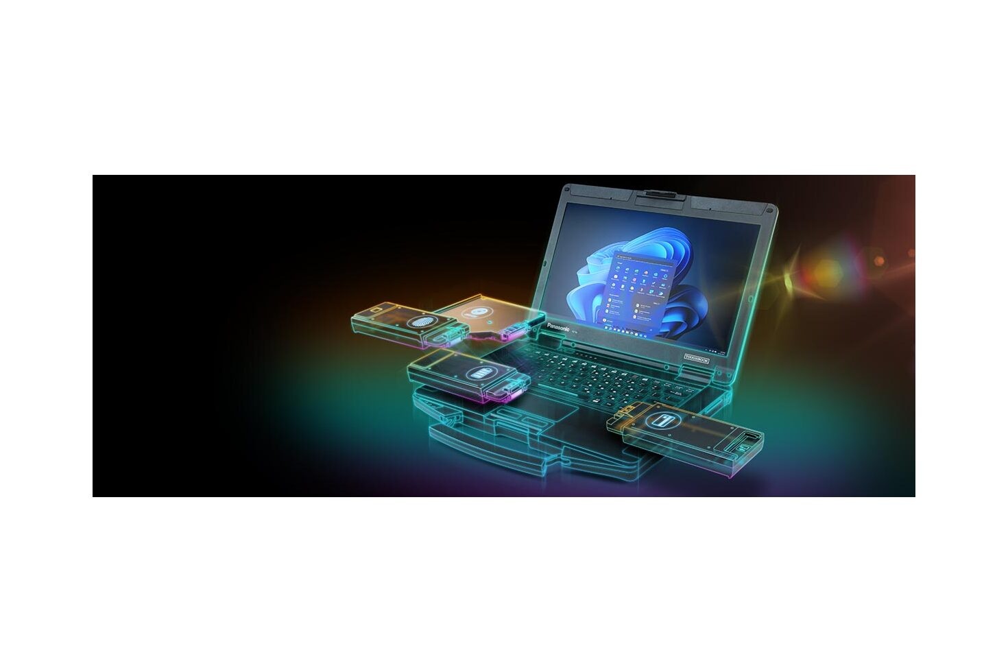 PANASONIC Panasonic TOUGHBOOK 55 MK3, Thunderbolt 4, 35.5cm (14''), QWERTY, USB, BT, Ethernet, Intel Core i5, SSD, Win. 11 Pro, RB