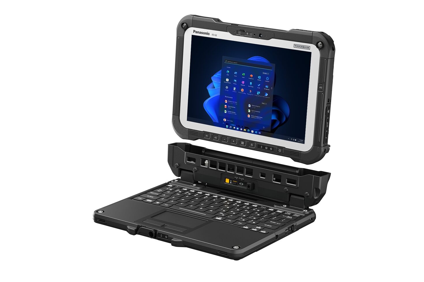 PANASONIC Panasonic TOUGHBOOK G2 mk3, 25,7cm (10,1''), USB, Ethernet, NFC, SSD, Win. 11 Pro, nero