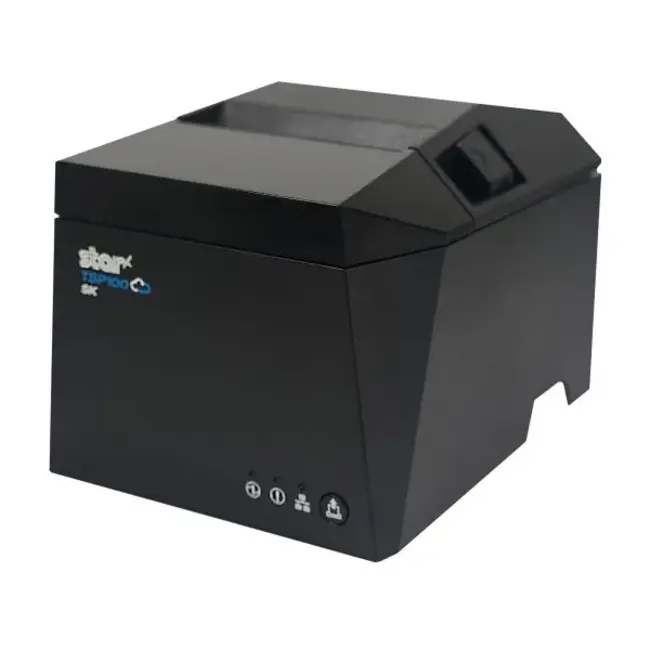 STAR MICRONICS EUROPE 39473990- Star TSP143IV X4, CloudPRNT, Android AOA, sans doublure, 8 pts/mm (203 dpi), massicot, sans doublure, USB, USB-C, BT, Ethernet, Wi-Fi, gris