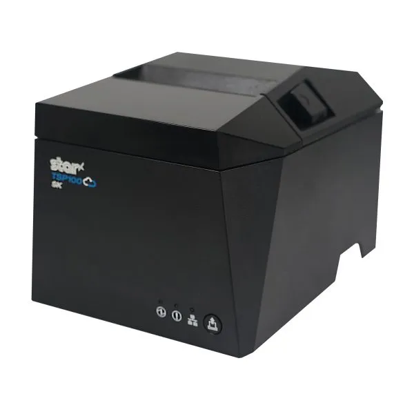 STAR MICRONICS EUROPE Star TSP143IV X4, CloudPRNT, 8 dots/mm (203 dpi), cutter, USB, USB-C, BT, Ethernet, Wi-Fi, white