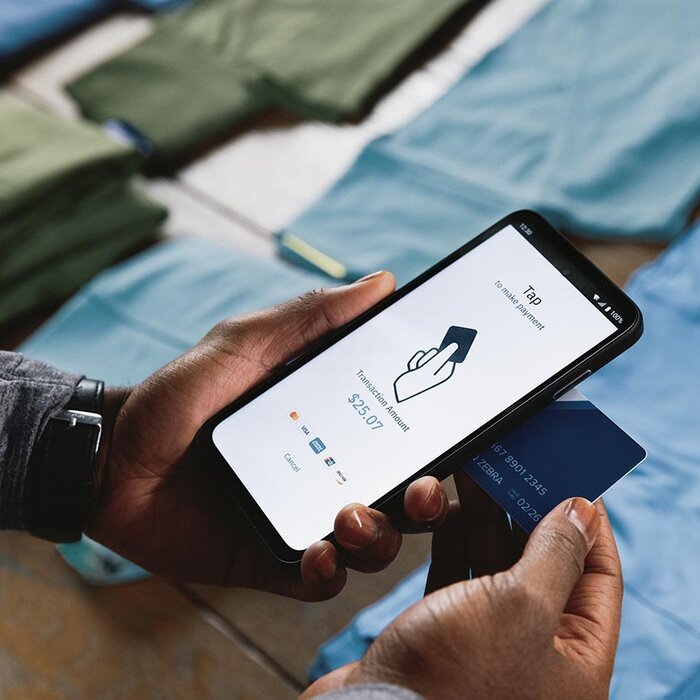 Zebra EM45B2-3T106B0-EA- Zebra EM45 RFID, RoW-800 MHz, RFID, USB-C, BT, Wi-Fi (Wi-Fi), 5G, Android, kit, nero