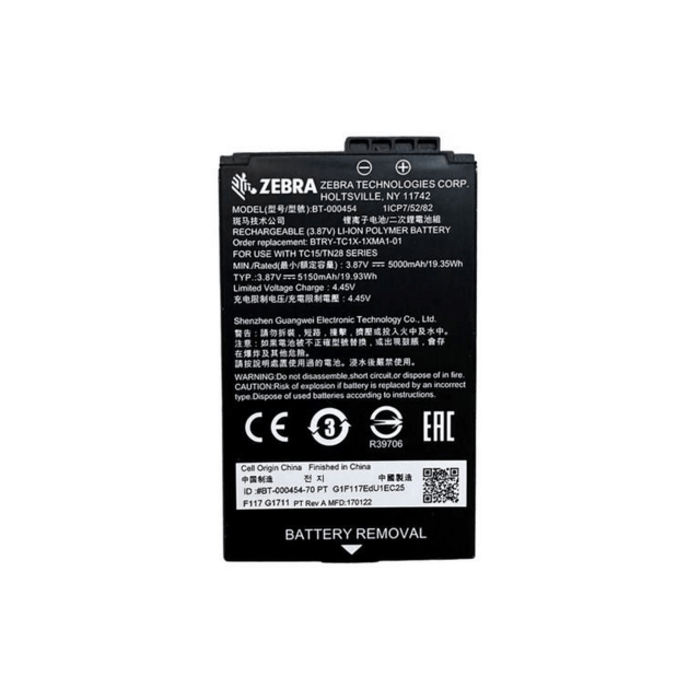Zebra Batteria di ricambio Zebra, 90 g