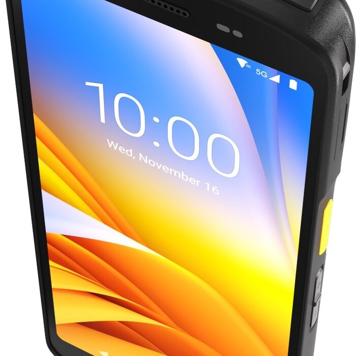 Zebra WLMT0-T22B6CBE2-A6- Zebra TC22, 2D, SE5500, projiziert kapazitiv, 2-polig, USB-C, BT, Wi-Fi, NFC, Android, GMS, ext. Fledermaus, schwarz