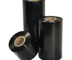 T67095QG- Thermische transferlinten, Inkanto, AWR 1, Wax, 64 mm, 450 m, Uit, Zwart