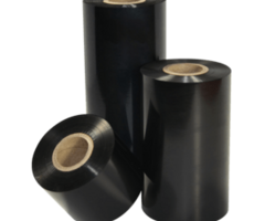 T60483IO- Nastri a trasferimento termico, Inkanto, AXR 8, Resina, 150 mm, 300 m, Out, Nero