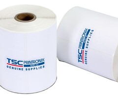 TSC 38-G100150-12LF- Permanent adhesive (acrylic), label roll, TSC, W 100mm, H 150mm