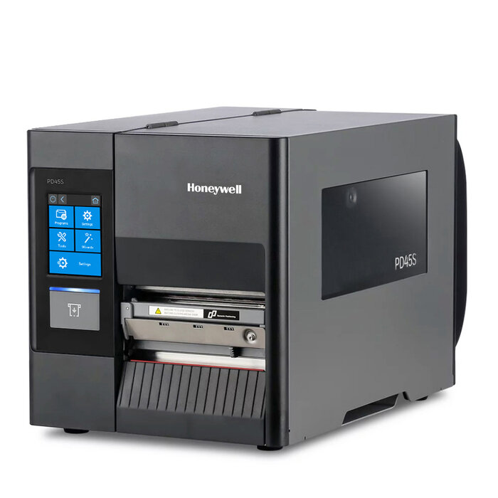 Honeywell PD45S0CE010020300- Honeywell PD45, 12 punti/mm (300 dpi), spellicolatore, riavvolgitore, LTS, disp. (colore), USB, Host USB, Ethernet