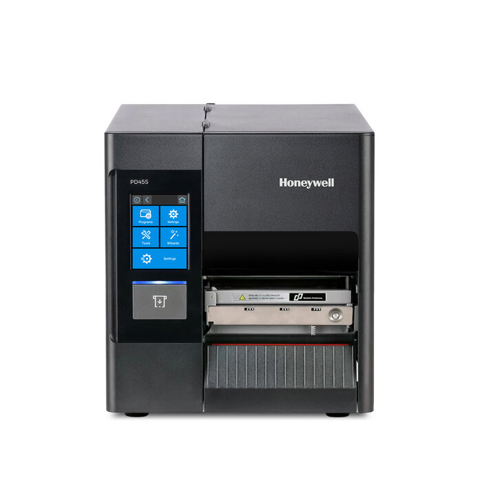 Honeywell PD45S0CE010020300- Honeywell PD45, 12 Punkte/mm (300 dpi), Peeler, Rückspul, LTS, Disp. (Farbe), USB, USB-Host, Ethernet