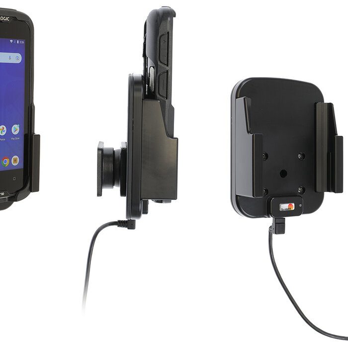 BRODIT 718228- Supporto attivo Brodit, presa sigaretta, ricarica wireless