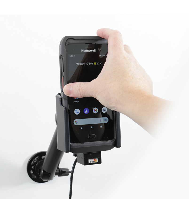 BRODIT 712322- Soporte activo Brodit, enchufe de cigarrillo