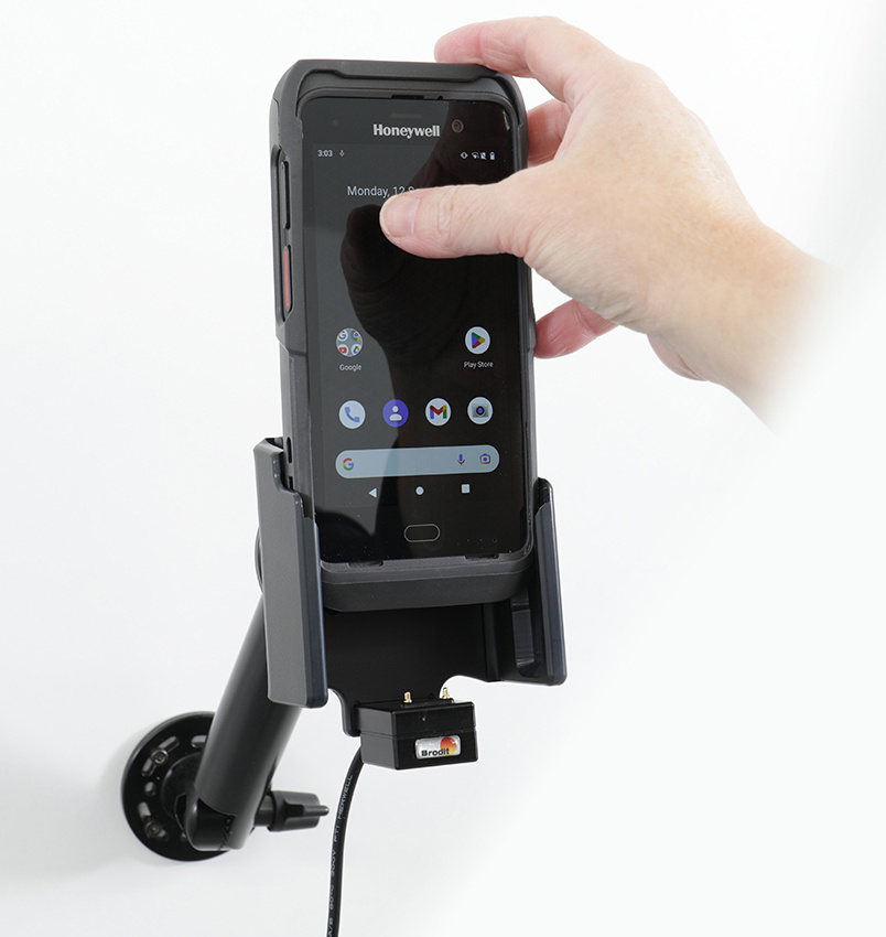 BRODIT 712322- Soporte activo Brodit, enchufe de cigarrillo