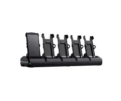 Urovo 5BCDT5001RB-1, Soporte para dispositivo DT50 de 5 ranuras + fuente de alimentación (UE) compatible con carcasa resistente (2.99.999.0000003)