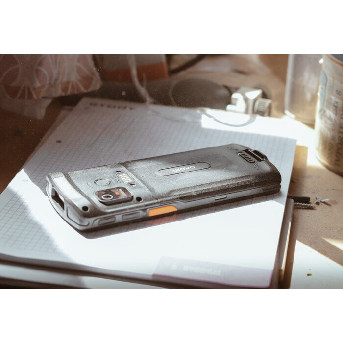 Urovo DT66-QFGT8HNSEX0, DT66,2,4GHz,2D,6,5",A13 (AER),8/128,WiFi/BT/5G,NFC,5000mAH,Kabel,PSU(EU),HS