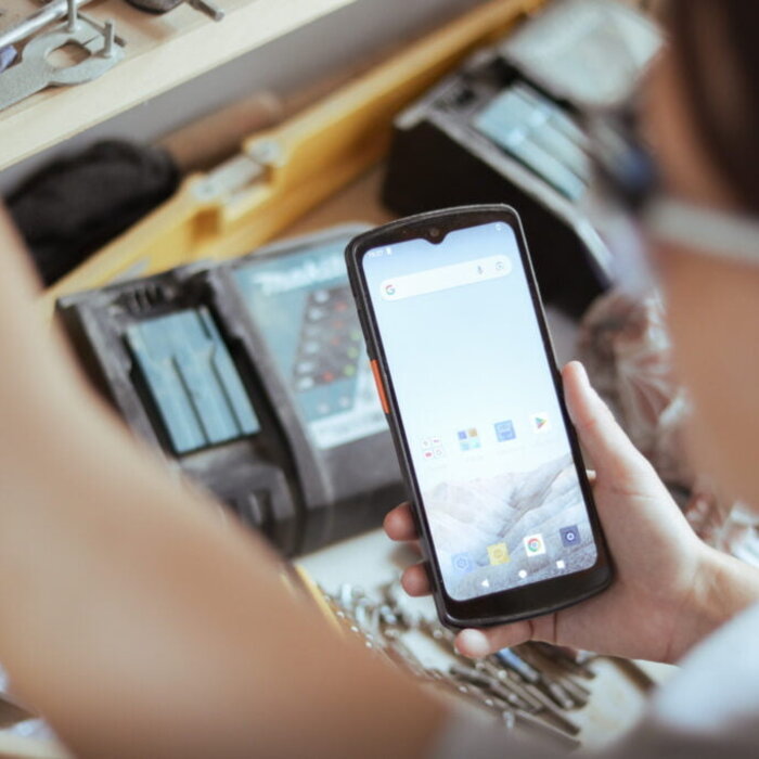 Urovo DT66-XFGT4HNSEX0, DT66,2,4GHz,kein 2D,6,5",A13 (AER),4/64,WiFi/BT/5G,NFC,5000mAH,Kabel,PSU(EU),HS