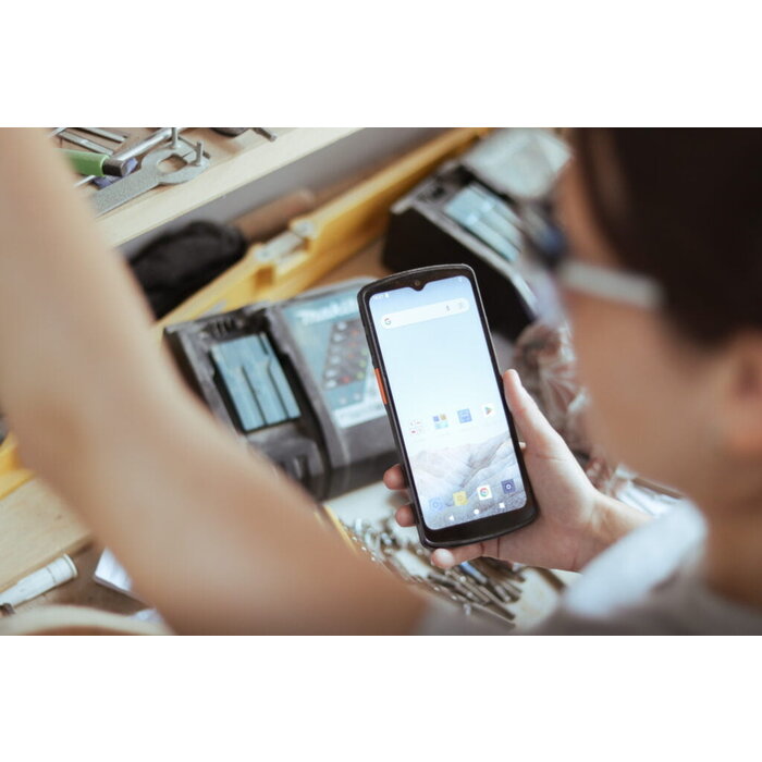 Urovo DT66-XFGT4HNSEX0, DT66,2,4GHz,geen 2D,6,5",A13 (AER),4/64,WiFi/BT/5G,NFC,5000mAH,câble,PSU(EU),HS