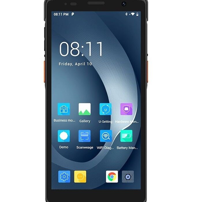 Urovo CT58-XMFS9WNSEX0, CT58,2.0GHz, geen 2D,5.5",A12,4/64,WiFi,4G,5000mAh, kabel,PSU(EU), geen handriem