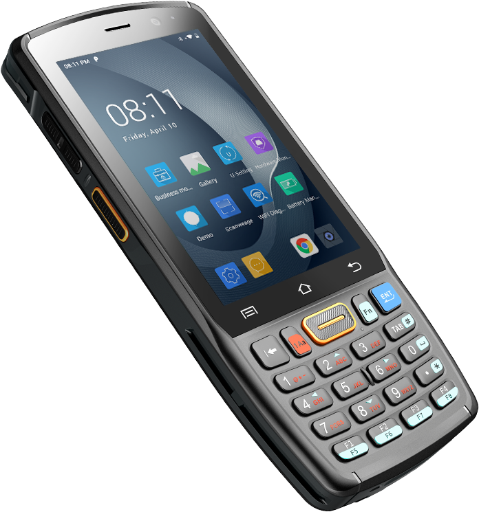 Urovo DT40-WEDJ3WNSEX8, DT40, SE55, SR, 4", A12, 3/32, Wi-Fi, 4G, 4500 mAh, cable, fuente de alimentación (UE), HS