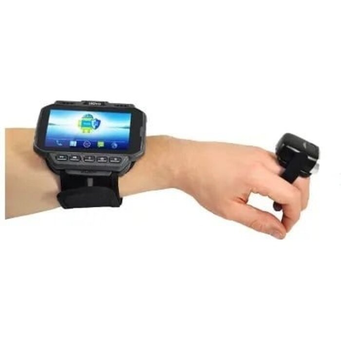 Urovo R70-W2, escáner de anillo inalámbrico R70, cable, fuente de alimentación (UE), sin receptor